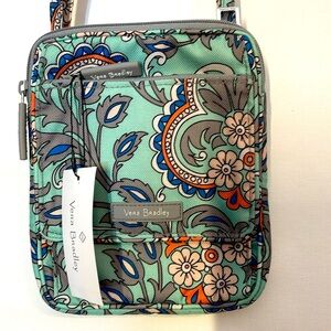 NWT Vera Bradley Lighten Up Fan Flower Crossbody Bag